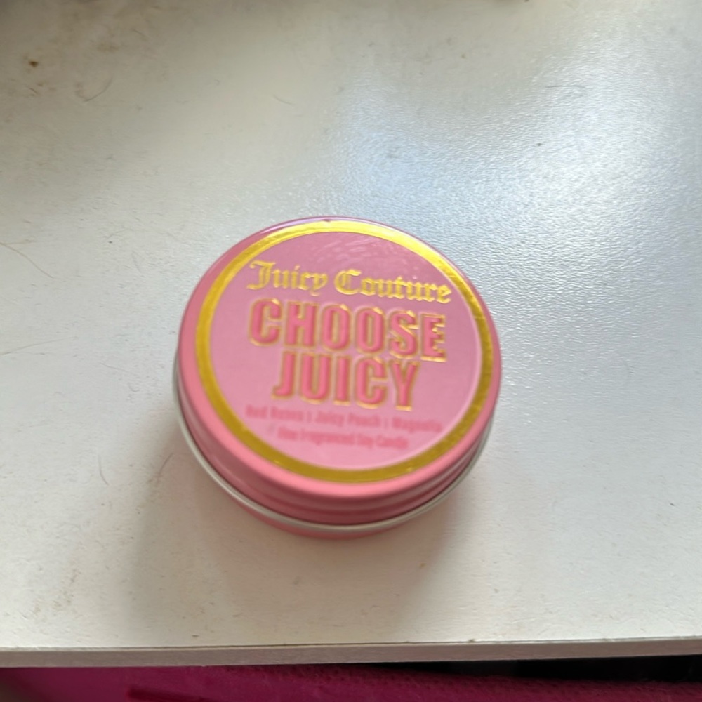 Juicy couture single wick small candle